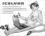  furry icelyon_(artist) laptop male solo 