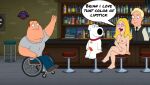  american_dad big_breasts brian_griffin dog_penis family_guy francine_smith imminent_fellatio joe_swanson knotted_penis 