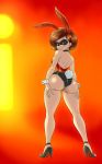  ass bodysuit bunny_ears bunny_tail helen_parr high_heels mask the_incredibles thighs 