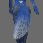 animated ass back butt canine female fox furry gif jeans krystal little_dragon solo star_fox tail video_games