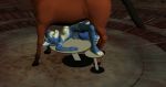 3d anthro artist_request beastiality canine female feral fox fur furry horse interspecies krystal male sex size_difference source_request star_fox straight tagme