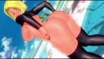 3d android_18 animated ass_focus ass_shake dragon_ball gif loop wily27