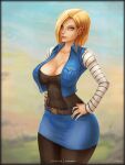  android_18 animated dragon_ball gif realistic vempire 