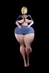  3d android_18 animated dragon_ball someshittysketches video 