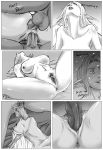  comic dawn_of_the_end double_penetration monochrome tagme 