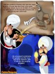  2boys aladdin_(series) cartoonvalley.com comic disney genie helg_(artist) magic_lamp peeing piss 