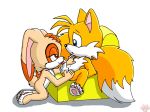  cream_the_rabbit fellatio miles_&quot;tails&quot;_prower multiple_tails oral sonic_(series) tagme tail 