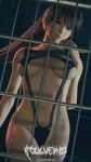  alluring big_breasts bikini dead_or_alive female_abs foulveins kasumi kasumi_(doa) kunoichi pool_fence posing tecmo voluptuous 