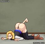  alternate_version_available android_18 animated dragon_ball gif james_cabello 