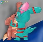 curby handstand lilo_and_stitch oral penis testicle yaoi 