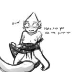 1:1 1:1_aspect_ratio 1girl 2016 alphys alphys_(undertale) anthro black_and_white breasts dinosaur dress_lift english_text eyewear female_anthro female_only flashing flashing_breasts flashing_pussy glasses lizard lumineko monochrome monster monster_girl nipples non-mammal_breasts pussy reptile scalie sitting sketch solo solo_anthro solo_female text undertale undertale_(series) video_games