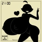 big_breasts game_and_watch_(series) happy mr._game_and_watch_(character) ms._game_and_watch nintendo nirriti
