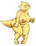 1girl 2020s 2023 alphys alphys_(undertale) alternate_version_available anthro anthro_only areola ass belly big_breasts big_thighs box_chan breasts buckteeth chubby chubby_female completely_naked completely_naked_female completely_nude_female female female_anthro female_only glasses glasses_only lizard lizard_girl monster monster_girl nipples non-mammal_nipples nonnon-mammal_breasts nude pussy reptile reptile_girl scalie sfw_version_available solo solo_female tail teeth thick_thighs undertale undertale_(series) white_background wide_hips yellow_body yellow_skin