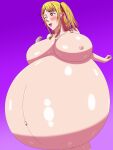 big_breasts female_only hyper_belly seijiro yellow_hair