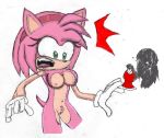  /\/\/\ amy_rose open_mouth sonic_(series) sonic_team tagme 