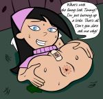  1girl anus ass bandaid bandaid_on_pussy big_ass black_hair fuck_spot headband horny money pussy solo solo_female spread_legs the_fairly_oddparents trixie_tang 