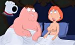  breasts erect_nipples family_guy lois_griffin peter_griffin topless 