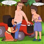  erect_penis fellatio glasses hank_hill holding_breasts interracial king_of_the_hill minh_souphanousinphone peggy_hill rh_(artist) 