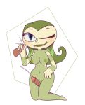 blue_eyes blush breasts cum ejaculation erection green_hair hairless_pussy handjob my_life_as_a_teenage_robot nipples penis pussy tammy_(mlaatr) thegalen thigh_sex uncensored wink