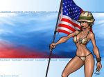 1024x768 2004 american_flag bikini flag helmet kristoffer_remmell national_flag wallpaper