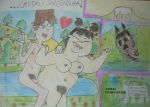 anal ass breasts cartoon_network cody_(tdi) cum cum_in_ass cum_inside katie_(tdi) navel nipples nude penis pubic_hair pussy sadie_(tdi) thick_ass thick_thighs total_drama_island uncensored