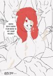  group_sex huge_breasts original_character red_hair sketch 
