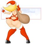 ass big_ass blonde_hair christmas elf no_panties original original_character samuraiblack slut uncensored