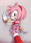  amy_rose ass karlo sonic_(series) wall 