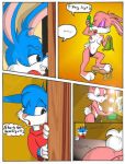  babs_bunny buster_bunny comic furry star&#039;s_entrance tiny_toon_adventures 