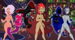  a_kind_of_magic ass bigtyme breasts crossover dc dcau embarrassing erect_nipples hairless_pussy nipples nude pussy raven_(dc) teen_titans uncensored wardrobe_malfunction willow willow_(a_kind_of_magic) wuya xiaolin_showdown 