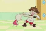  animal_yokocho animated animated_gif gif lowres tickle tickling 