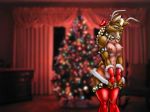 1600x1200 christmas christmas_outfit fishnet fishnet_clothes furry jeremy_bernal reindeer see-through stockings wallpaper