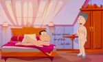  barbara_pewterschmidt breasts erect_nipples family_guy glenn_quagmire huge_penis nude shaved_pussy thighs 