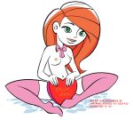 1girl 2010 disney female_only kim_possible kimberly_ann_possible solo stockings w.means worthy_means