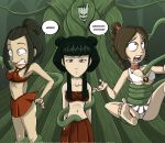 ass avatar:_the_last_airbender azula big_breasts breasts hair hellahellastyle hue huu knees lipstick mai_(avatar) pussy tentacle ty_lee you_gonna_get_raped