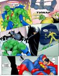  batman batman_(series) bruce_wayne clark_kent comic dc dc_comics gay icemanblue justice_league martian_manhunter new_gods superman superman_(series) tagme yaoi 