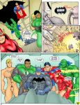  aquaman batman darkseid dc dc_comics gay green_lantern icemanblue john_stewart justice_league martian_manhunter new_gods superman tagme the_flash yaoi 