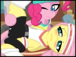  cameltoe comic fluttershy_(mlp) friendship_is_magic my_little_pony pinkie_pie_(mlp) tiarawhy 