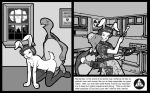 50&#039;s 50s anaktis anthro atomic_bomb bert_the_turtle breasts civil_defense cooking couple doggy_position erect_nipples female from_behind furry harriet_the_rabbit hat helmet hetero lagomorph looking_back male male/female monochrome mushroom_cloud nipples nuclear_fallout nude parody propaganda rabbit reptile rodent scalie short_hair smile stockings the_tortoise_and_the_hare turtle