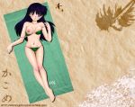  beach breasts inuyasha kagome_higurashi nipples 
