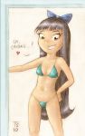 bikini black_hair long_hair phineas_and_ferb solo stacy_hirano tommy_simms