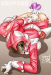  amy_jo_johnson ass gloves kimberly_hart mighty_morphin_power_rangers pink_ranger power_rangers pussy_juice solo torn_clothes vibrator 