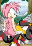  amy_rose bbmbbf couple cowgirl_position cum cum_inside female hedgehog hetero male mobian mobius_unleashed nude on_back outside palcomix penetration penis pussy rocks sega sex shadow_the_hedgehog sonic_(series) sonic_the_hedgehog_(series) trees vaginal vaginal_penetration 