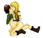  astrid_hofferson blonde_hair bottomless breasts cowgirl_position erect_nipples girl_on_top hiccup hiccup_(httyd) hiccup_horrendous_haddock_iii how_to_train_your_dragon kissing nipples ruffnut sex 