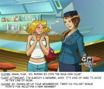  bar blonde_hair blush clover_(totally_spies) gloves handbag screenshot totally_spies unknown_character 
