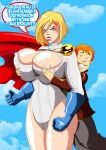 big_breasts blonde_hair breast_grab breasts dc_comics fisher_(dc) grabbing_from_behind grimphantom huge_breasts male/female power_girl size_difference
