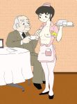 age_difference breast_milking coffee coffee_cup extraction gspy2901 milk old_man table tray waitress waitress_uniform young_girl