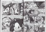 absurd_res amy_rose amy_untold chain comic doujin erection female hedgehog high_res love male monochrome nude penis sega sonic_(series) sonic_the_hedgehog sonic_the_hedgehog_(series) sweatdrop tc text