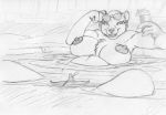  boat breasts drink furry giantess nipples polar_bear sunglasses tagme 