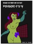  batman:_the_brave_and_the_bold batman_(series) black_lipstick dc dc_comics dcau flowers gloves green_eyes green_nipples green_skin lipstick navel nipples nude poison_ivy pussy red_hair swapp_(artist) 